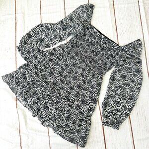 NWT! Reset by Jane Dress - Black, White & Gold | Size Large